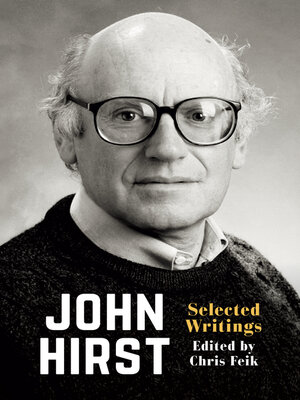 cover image of John Hirst